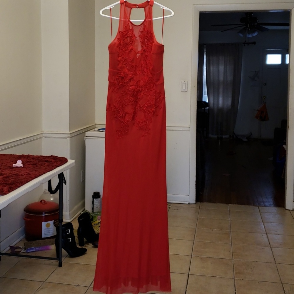 Dress red maxi elegant evening dress